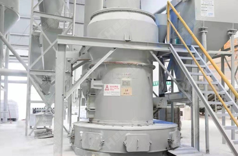 四川某市HC1500擺式磨粉機生產線投產：白云石粉325目，時產6噸